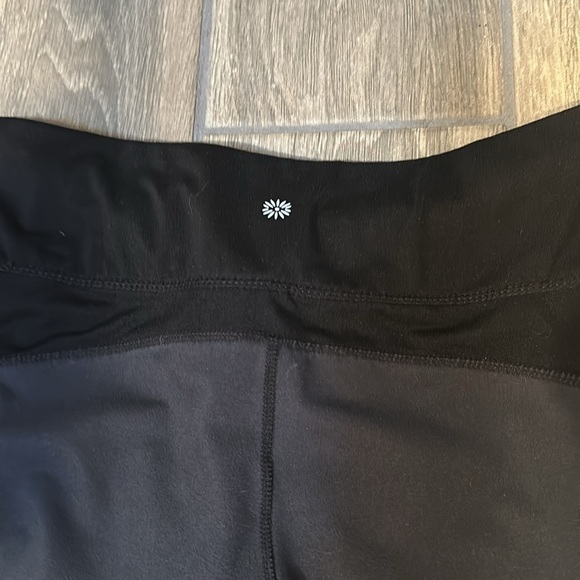 Tangerine women’s long yoga pants. No pockets. Dark gray w/ black sides & waist - Picture 6 of 6